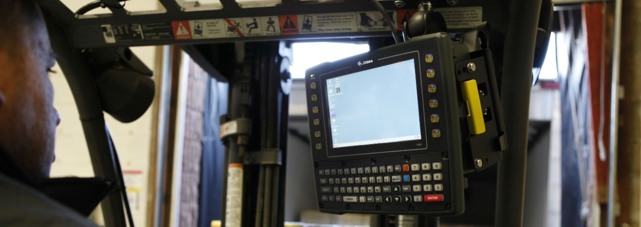 Computer barcode Zebra per montaggio su veicoli