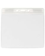 Portabadge large per eventi - top bianco (100 pz.)