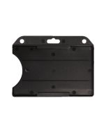 Portabadge aperto, semi-rigido in ABS - NERO (100 pz.)