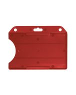 Portabadge aperto in ABS semi-rigido - ROSSO (100 pz.)