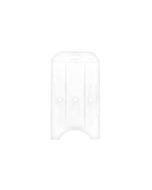 Portabadge aperto in ABS - TRASPARENTE OPACO (100 pz.)