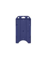 Portabadge aperto in ABS semi-rigido   BLU (100 pz.)