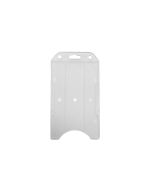 Portabadge aperto in ABS semi-rigido   BIANCO (100 pz.)