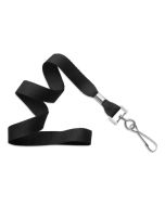 Cordoncino piatto ondulato 16mm NERO con gancio (100 pz.)