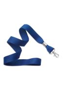 Cordoncino ondulato 16 mm BLU ROYAL - moschettone (conf. da 100 pz.)