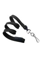 Cordoncino piatto 10mm NERO gancio in metallo (conf. da 100 pz.)