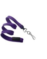Cordoncino piatto 10mm VIOLA - gancio in metallo (100 pz.)