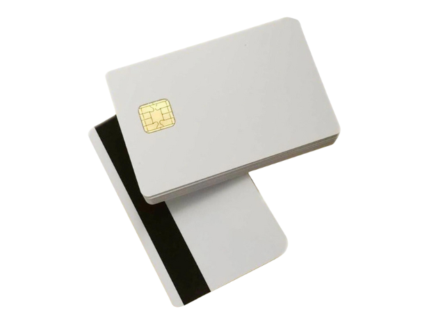 Card con chip SLE4442 e banda magnetica Hi-Co