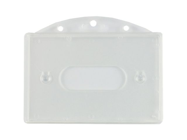 Portabadge semi-rigido in ABS - orizzontale (100 pz.)