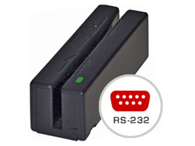 Lettore banda Magnetica RS232 - TK123  nero