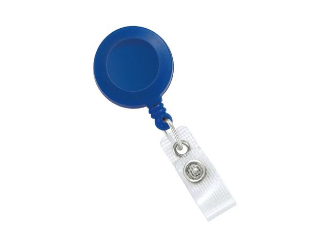 Yo-yo portabadge BLU ROYAL con fascetta in vinile