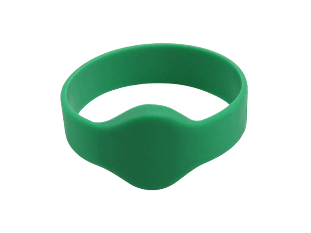 Braccialetto in silicone 125khz - 74mm - VERDE