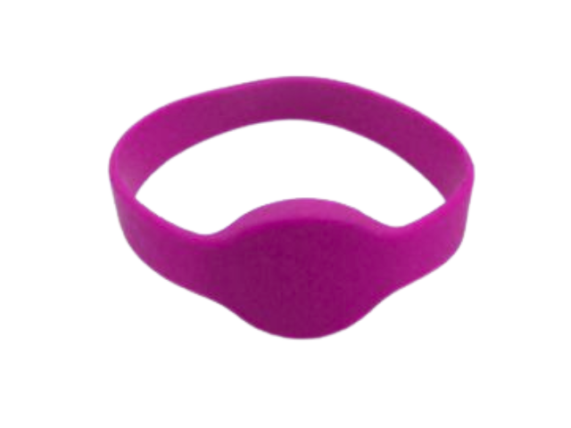 Braccialetto in silicone 125khz - 74mm - ROSA