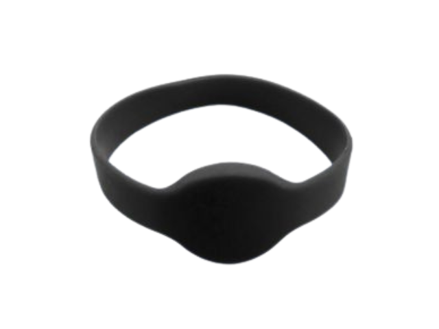 Braccialetto in silicone Fudan08 1K 13,56Mhz - d.74mm NERO