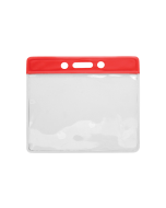 Portabadge per eventi - top rosso (100 pz.)