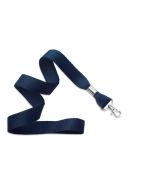 Cordoncino ondulato16 mm BLU NAVY con moschettone (conf. da 100 pz.)
