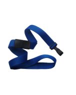 Cordoncino piatto/ondulato 16mm BLU ROYAL con clip