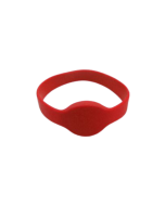 Braccialetto in silicone 125khz - 74mm - ROSSO