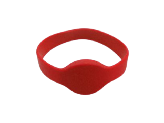 Braccialetto in silicone 125khz - 74mm - ROSSO