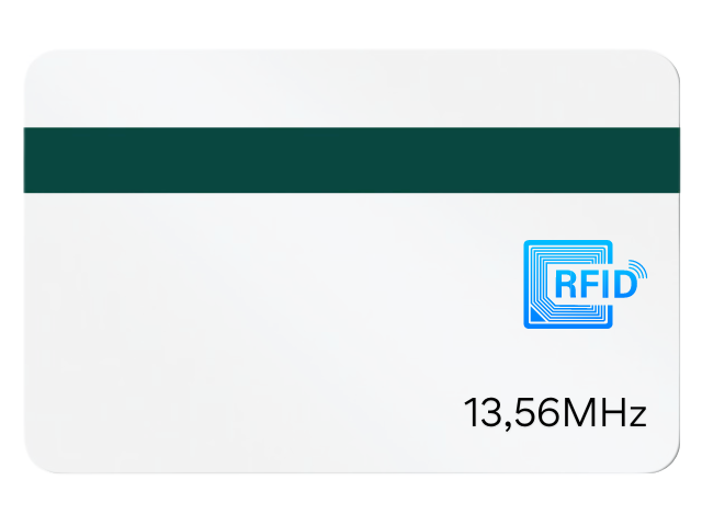 Tessere RFID 13,56Mhz ISO 14443A 1K HiCo