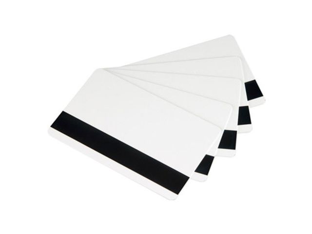 104523-113 - Zebra card bianche 0,76mm+banda magnetica HiCo (conf. da 100 pz.)