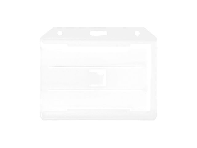 Portabadge multiplo aperto orizzontale BIANCO (100 pz.)