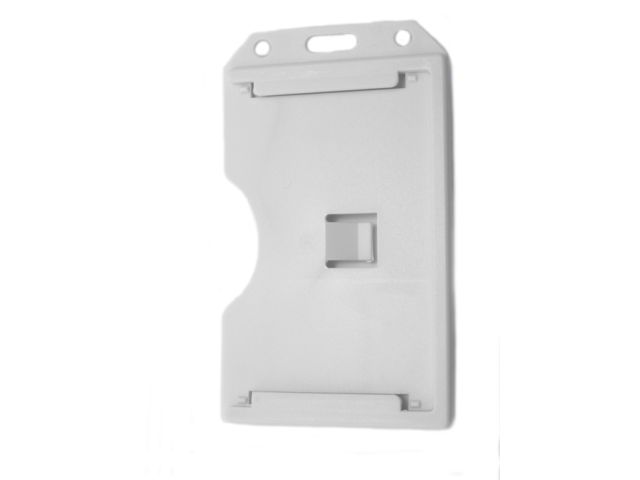 Portabadge multiplo aperto - verticale - BIANCO (100 pz.)