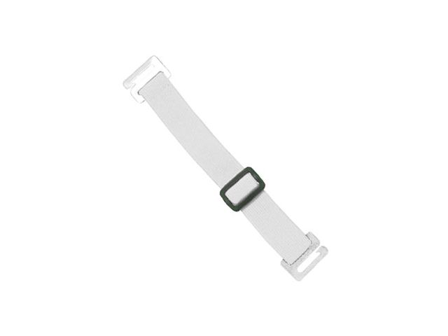 Fascia elastica regolabile per il braccio - BIANCO (100 pz.)
