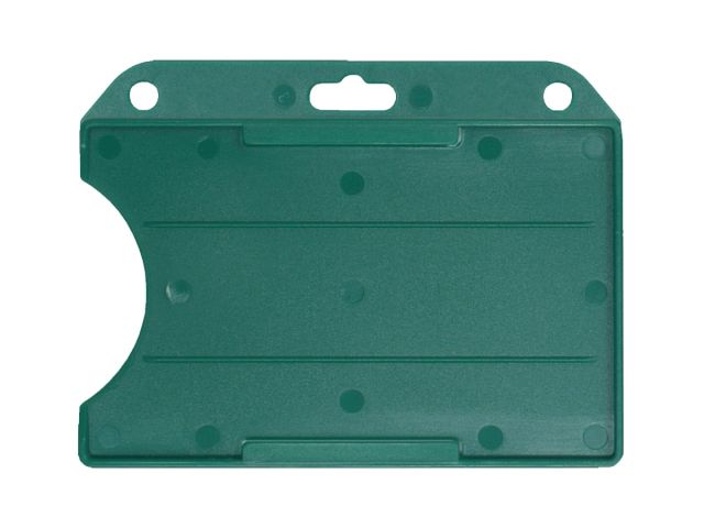 Portabadge aperto in ABS semi-rigido - VERDE (100 pz.)