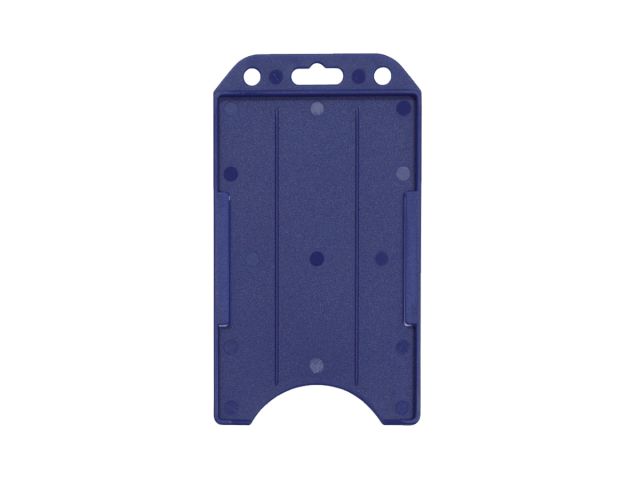 Portabadge aperto in ABS semi-rigido BLU (100 pz.)