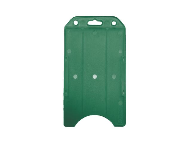 Portabadge aperto in ABS semi-rigido - VERDE (100 pz.)