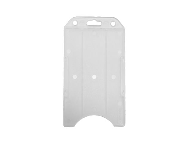Portabadge aperto in ABS semi-rigido BIANCO (100 pz.)