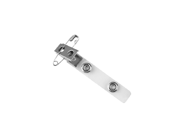 Clip a coccodrillo in metallo con ago di sicurezza  (conf. da 100 pz.)
