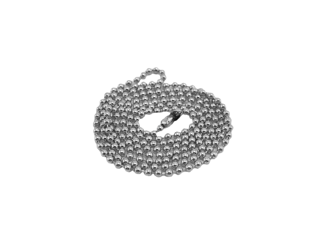 Catenella a perline senza nickel 76cm (conf. da 100 pz.)
