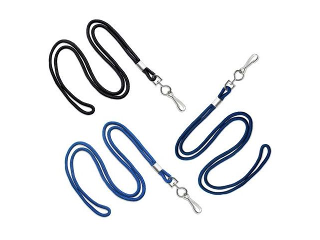 Cordoncini tubolari 3mm con gancio in metallo (conf. da 100 pz.)