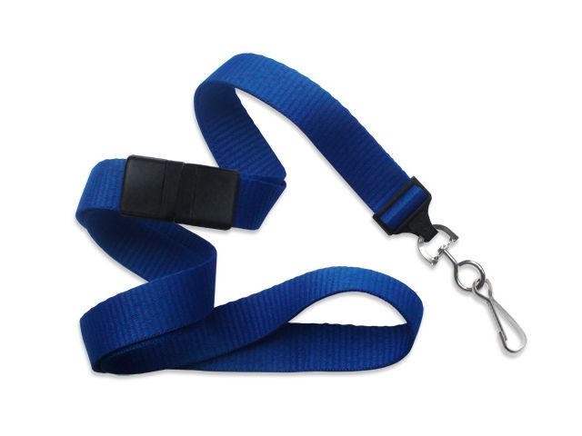 Cordoncino piatto/ondulato 16mm BLU ROYAL - gancio (100 pz.)