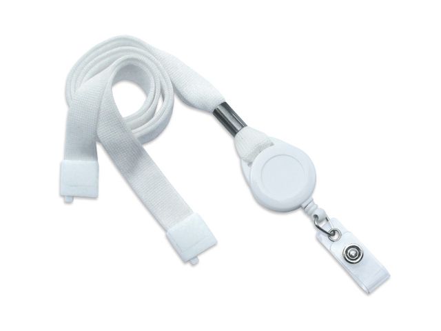 Cordoncino piatto 16mm BIANCO con Yo-Yo in tinta (100 pz.)