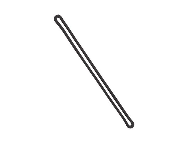Fascetta ad anello in plastica flessibile - NERO (100 pz.)