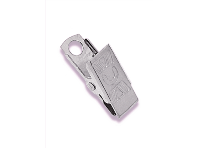 Clip placcata in nickel  (conf. da 100 pz.)