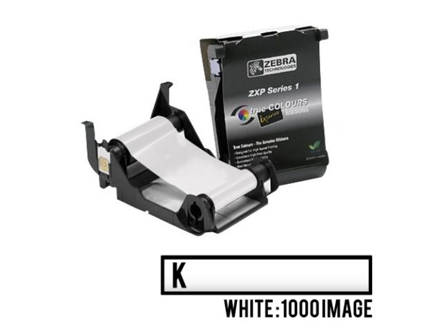 Nastro BIANCO Zebra ZXP1 - 500 stampe