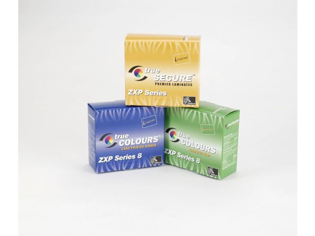 800012-480 - Zebra True Color ZXP8 - nastro 5 pannelli YMCKK