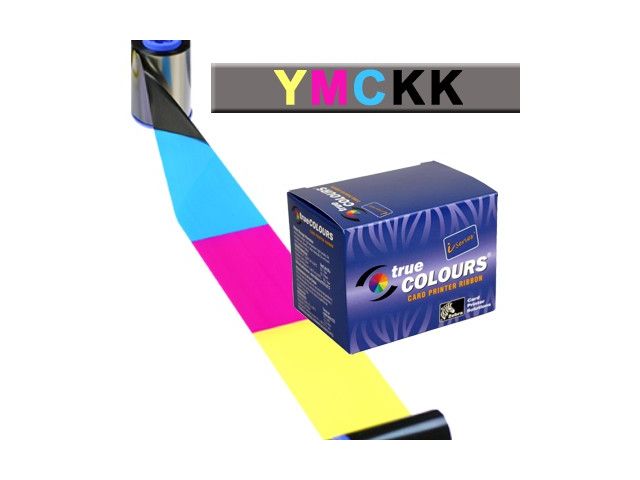 Zebra nastro colore 5 pannelli YMCKK - 500 stampe