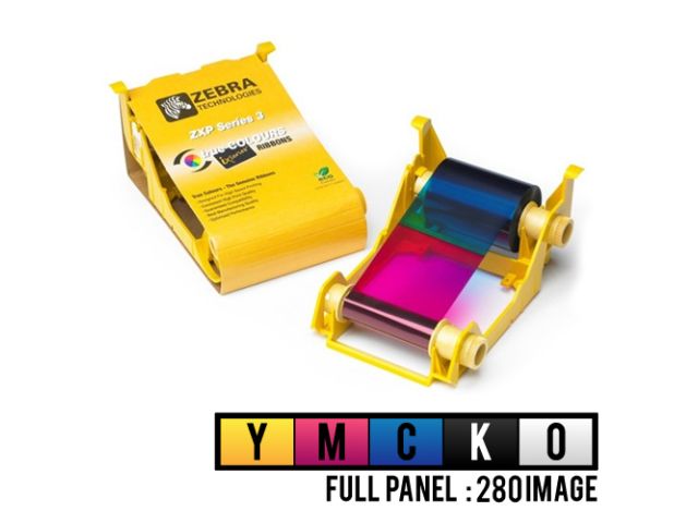 800033-340 - Nastro Zebra ZXP3 - colore YMCKO - 280 stampe