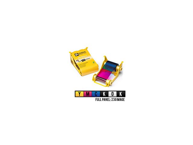 Nastro Zebra ZXP3 - colore YMCKOK - 230 stampe
