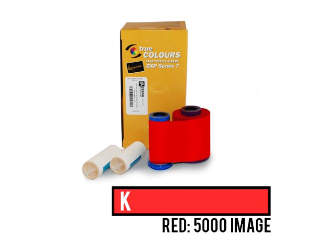 Zebra ix Series ZXP7 nastro monocromatico ROSSO