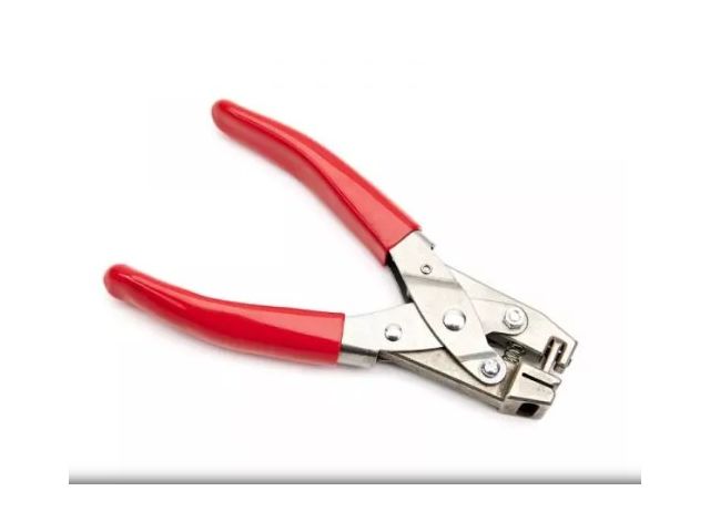 Zebra card punch (slots card for lapel clip)