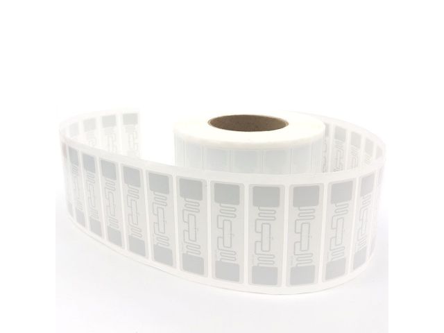 Etichetta in PVC UHF M4QT - adesivo in PET - 74x35mm