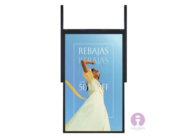 Display per digital signage indoor - doppio schermo da 55"