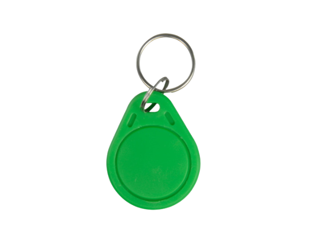 Portachiavi verdi TK17 con chip NXP ISO14443A 1K - S50