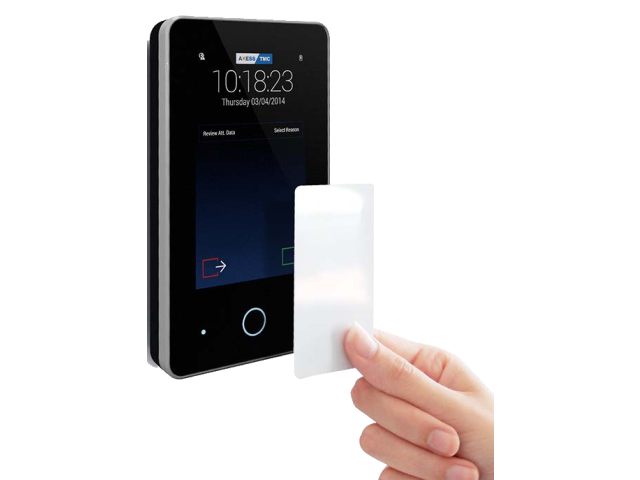 Terminale X4 GLASS - Touch screen capacitivo - RFID LEGIC